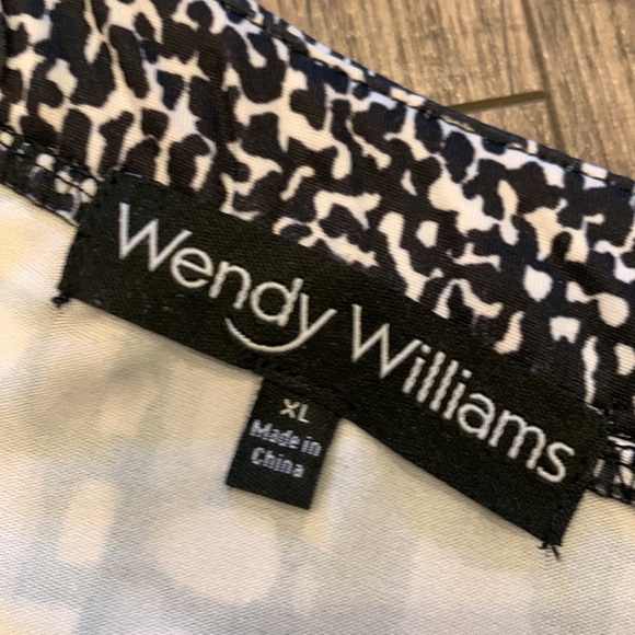 Geometric Print Long Sleeve Wrap Dress - Picture 12 of 14